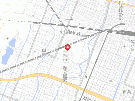 ウインク体育館（姫路市立中央体育館）の地図