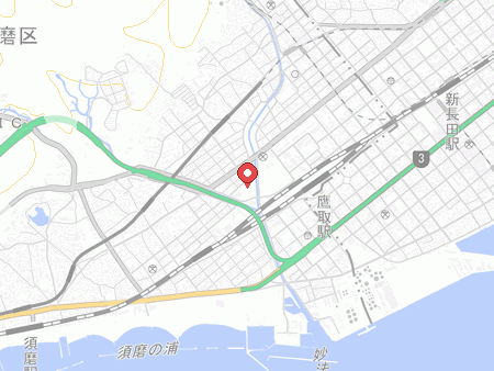 須磨体育館の地図