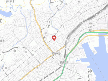神戸市立中央体育館の地図