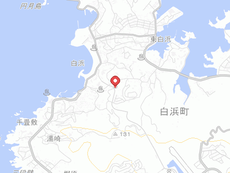 ホテル三楽荘の地図