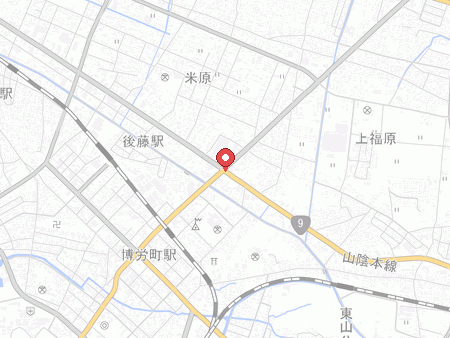 自遊空間 米子店の地図