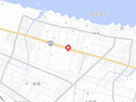 米子産業体育館の地図