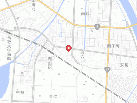 自遊空間 鳥取店の地図