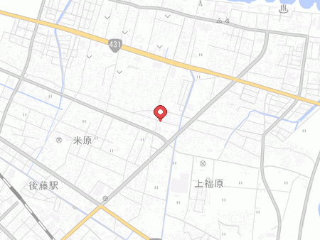 原田卓球道場の地図