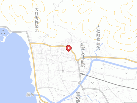 出雲大社 御師の宿 ますや旅館の地図