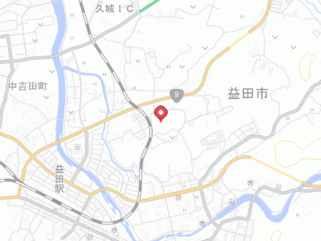 益田市民体育館の地図