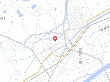 平田体育館の地図