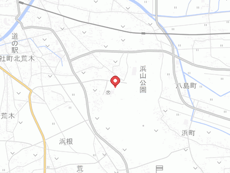 島根県立浜山公園体育館の地図