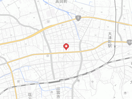 出雲体育館の地図