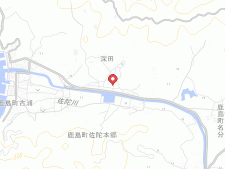 鹿島総合体育館の地図
