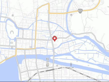 松江市総合体育館の地図