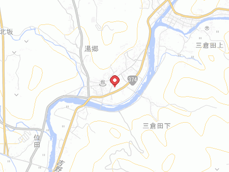 湯郷グランドホテルの地図