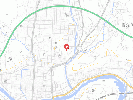 津山総合体育館の地図