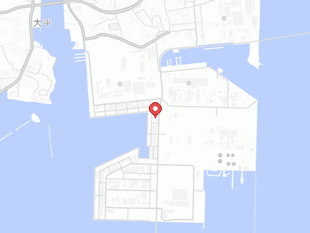 玉島の森体育館の地図