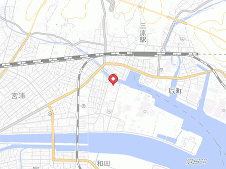 三原リージョンプラザの地図