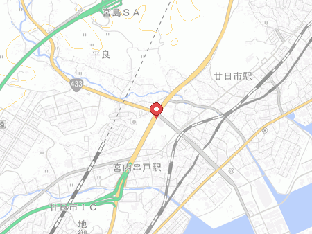 廿日市市スポーツセンター サンチェリーの地図