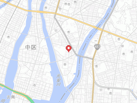 広島市中区スポーツセンターの地図