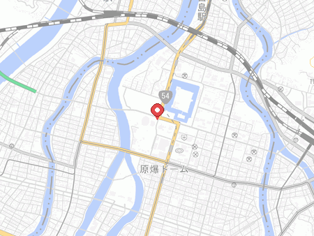 広島県立総合体育館 グリーンアリーナの地図