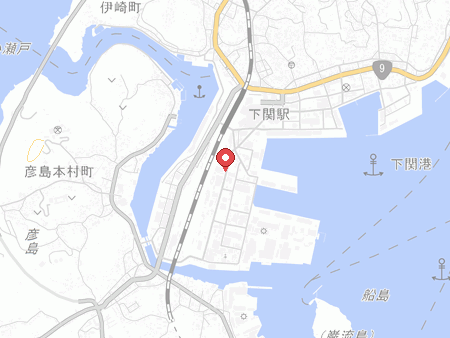 ラウンドワン 下関店の地図