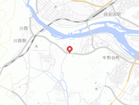 岩国市総合体育館の地図