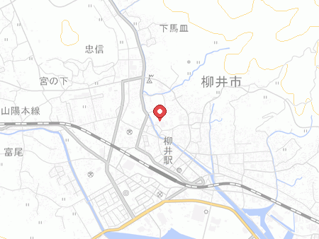 柳井市体育館 バタフライアリーナの地図