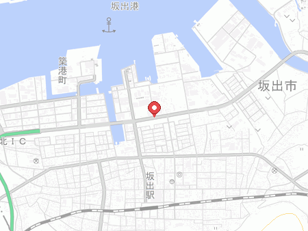 坂出市立体育館の地図