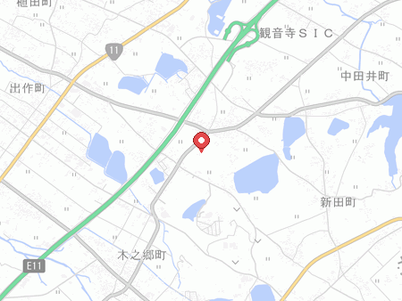 観音寺市立総合体育館の地図