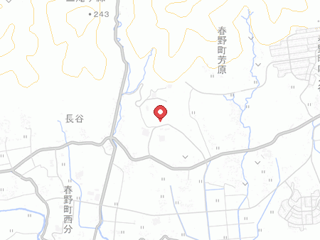 春野総合運動公園体育館の地図