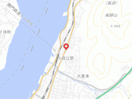 ピンポンハウス中川の地図
