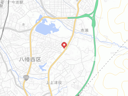 上の原卓球センターの地図