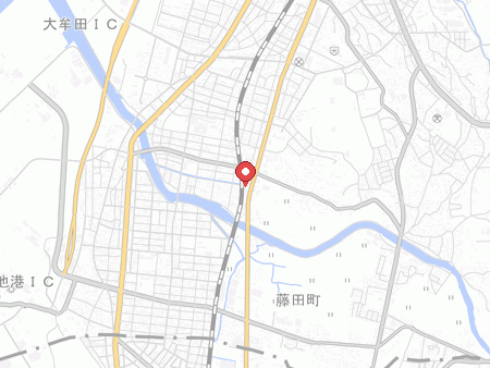 自遊空間 大牟田南店の地図