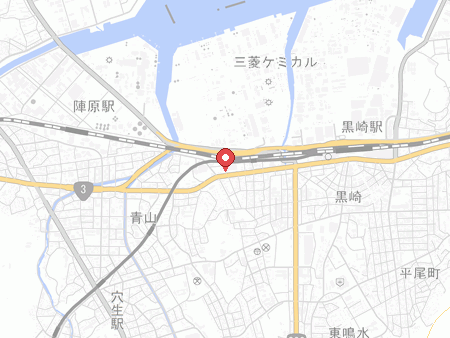 自遊空間 黒崎店の地図