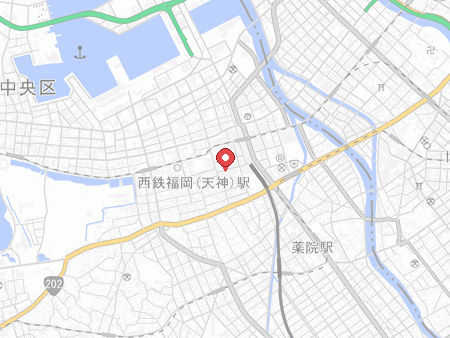 ラウンドワン 福岡天神店の地図