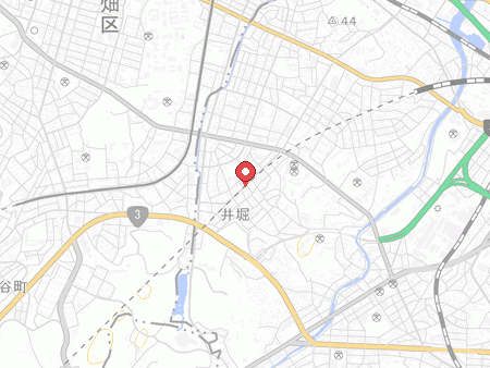 植松卓球道場の地図