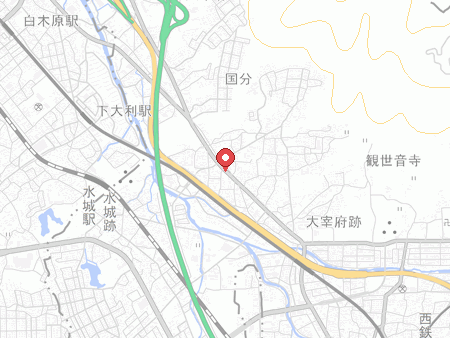 太宰府卓球センターの地図