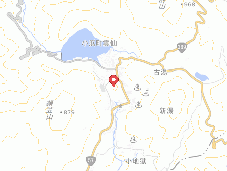 雲仙スカイホテルの地図