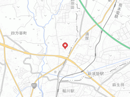 菊南温泉ユウベルホテルの地図