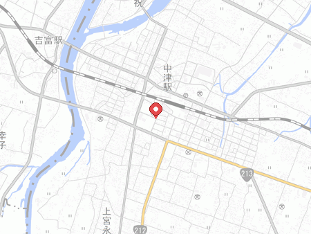 中津体育センターの地図