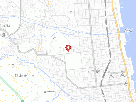 別府市民体育館の地図