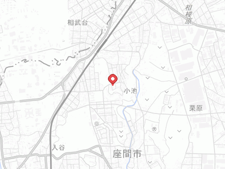 座間卓球センターの地図
