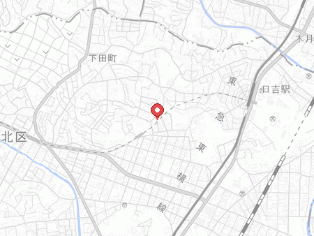 日吉卓球練習場の地図