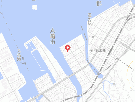 丸亀SC卓球場の地図