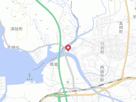 諫早卓球センターの地図