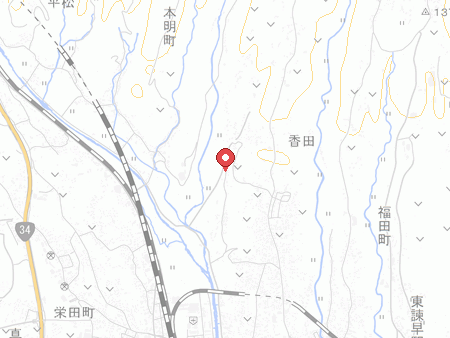目代卓球場の地図