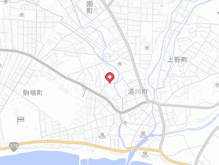 卓球ハウスファミリーの地図