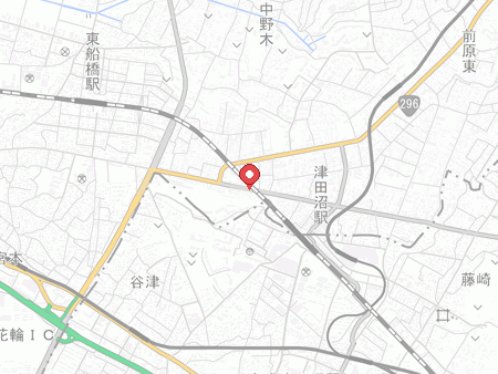 卓球ショップOASIS津田沼店の地図