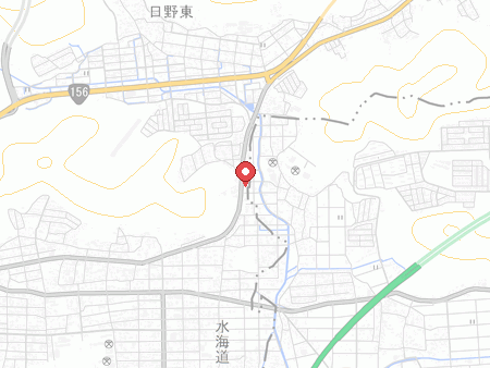 ツキノワ卓球場の地図