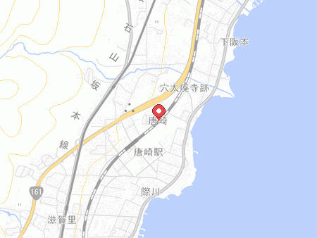 唐崎卓球の地図