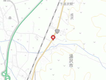 アキタアルペンスポーツの地図
