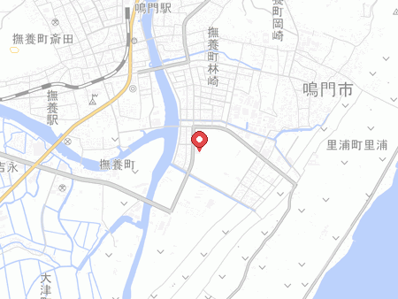 鳴門県民体育館アミノバリューホールの地図